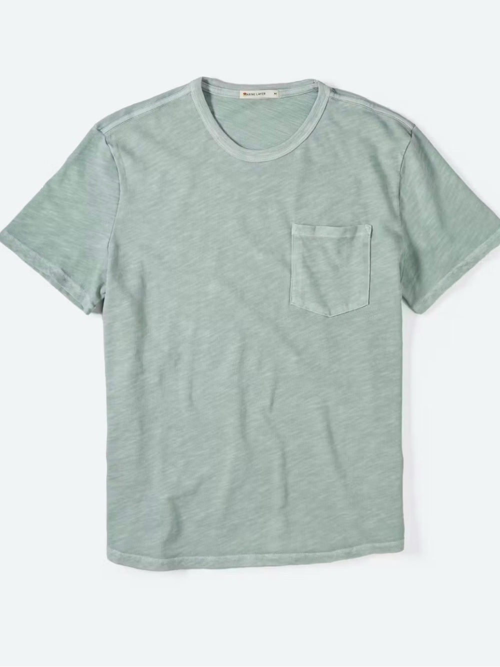 EUC - Men’s Marine Layer Heavy Sub Pock T-Shirt - Iceberg Green - Size: M/L